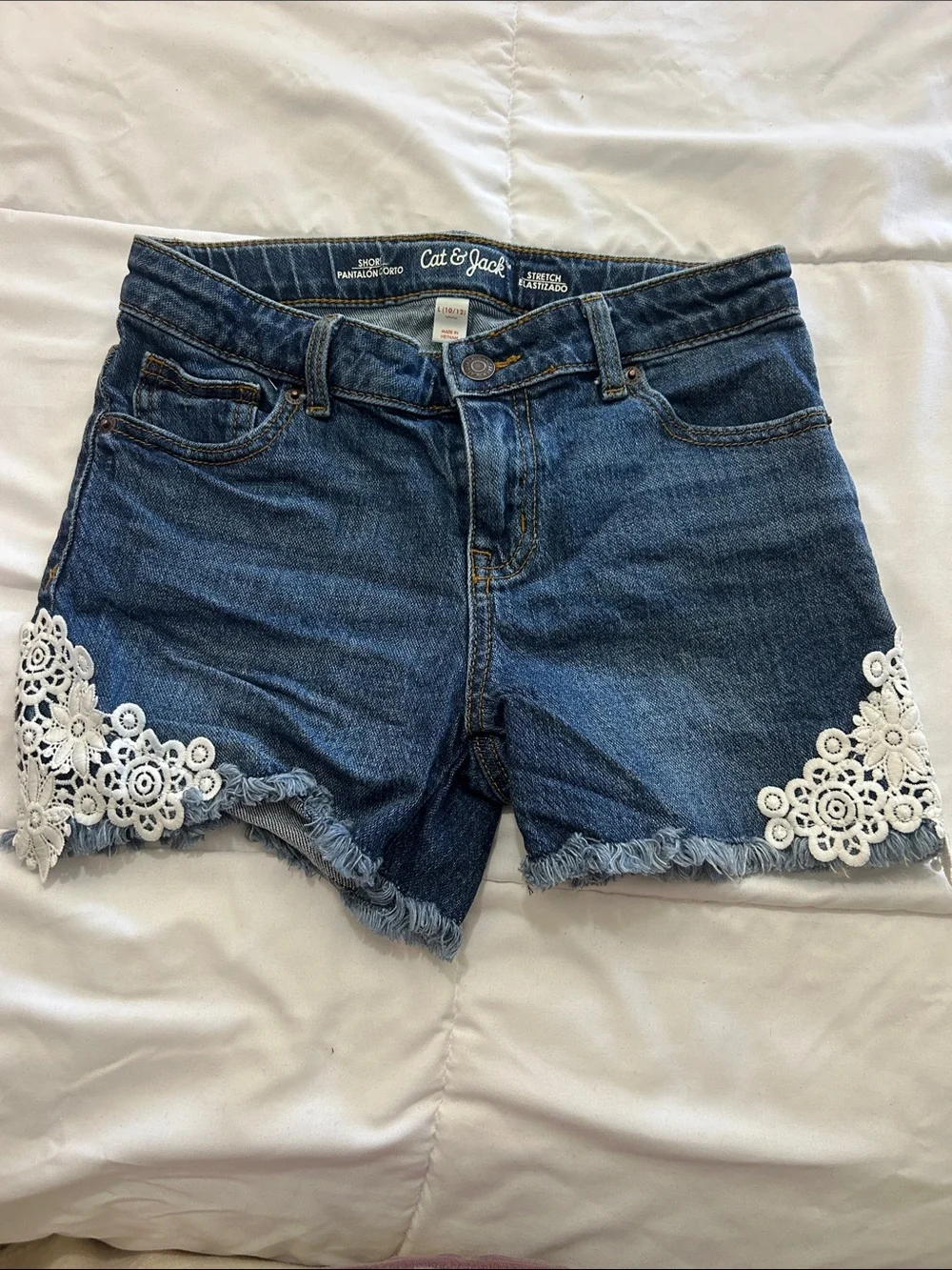 Kids denim short bundle size 10/12